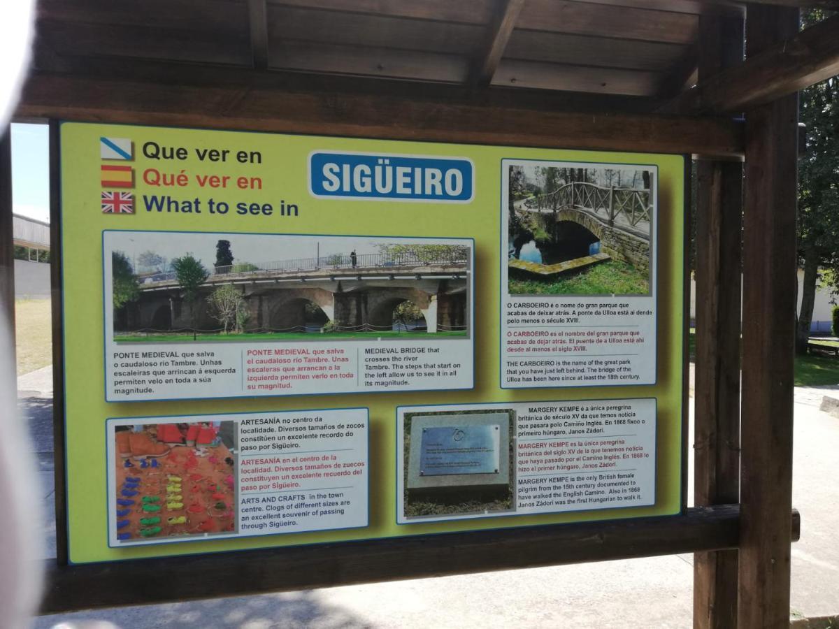 Alojamiento Camino Real Sigueiro Eksteriør bilde